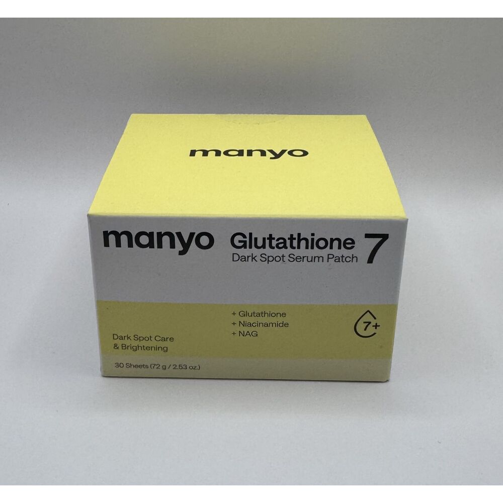 Manyo Glutathione 7 Dark Spot Serum Patch 30 Sheets 72g Niacinamide K-Beauty NEW